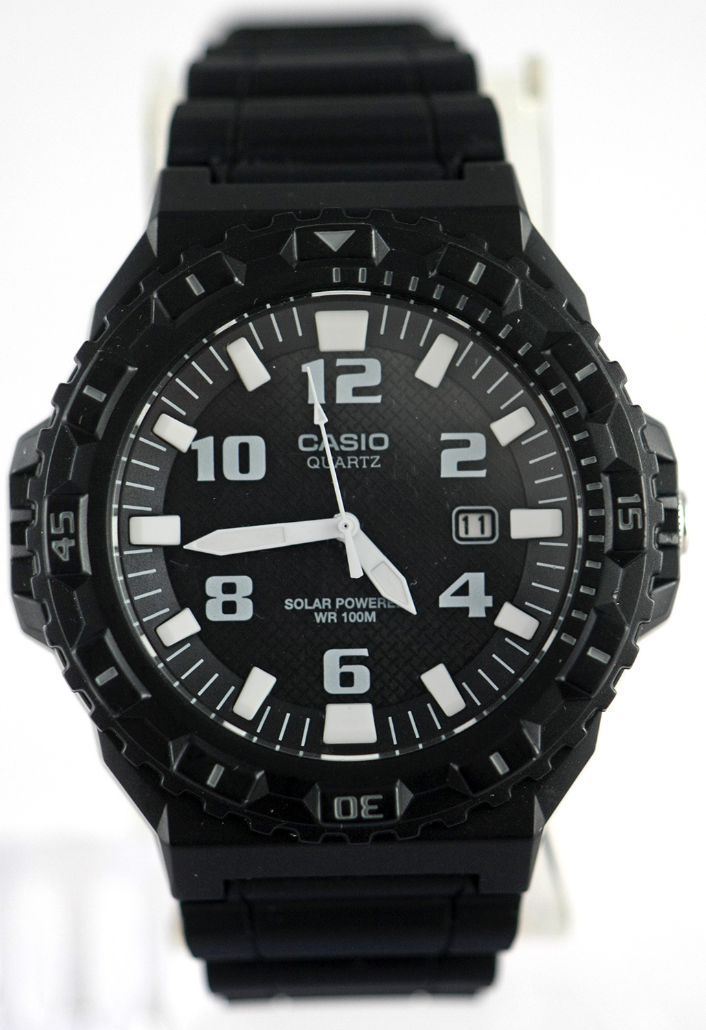 casio quartz solar powered wr100m