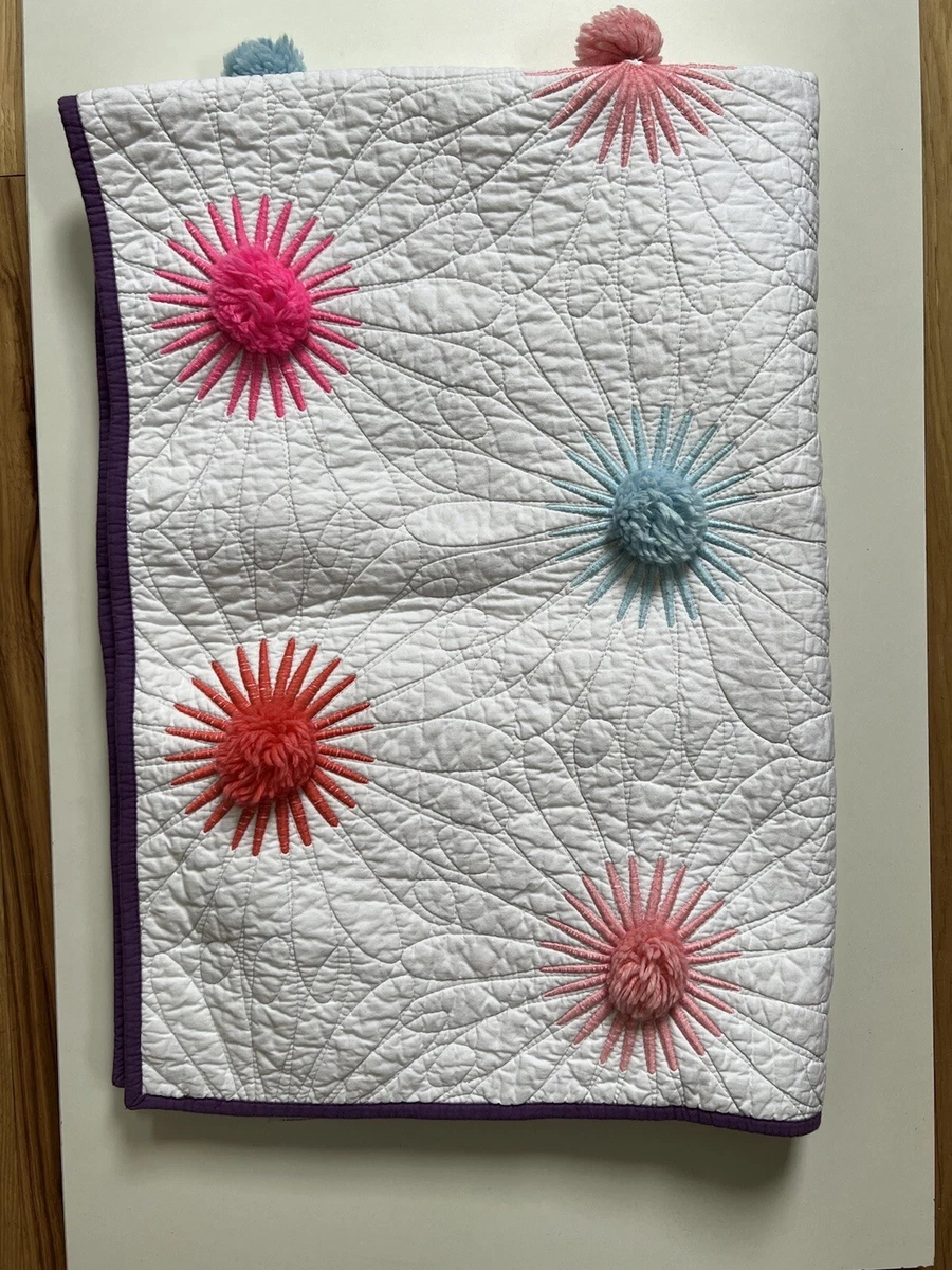 Pottery barn pom pom quilt deals