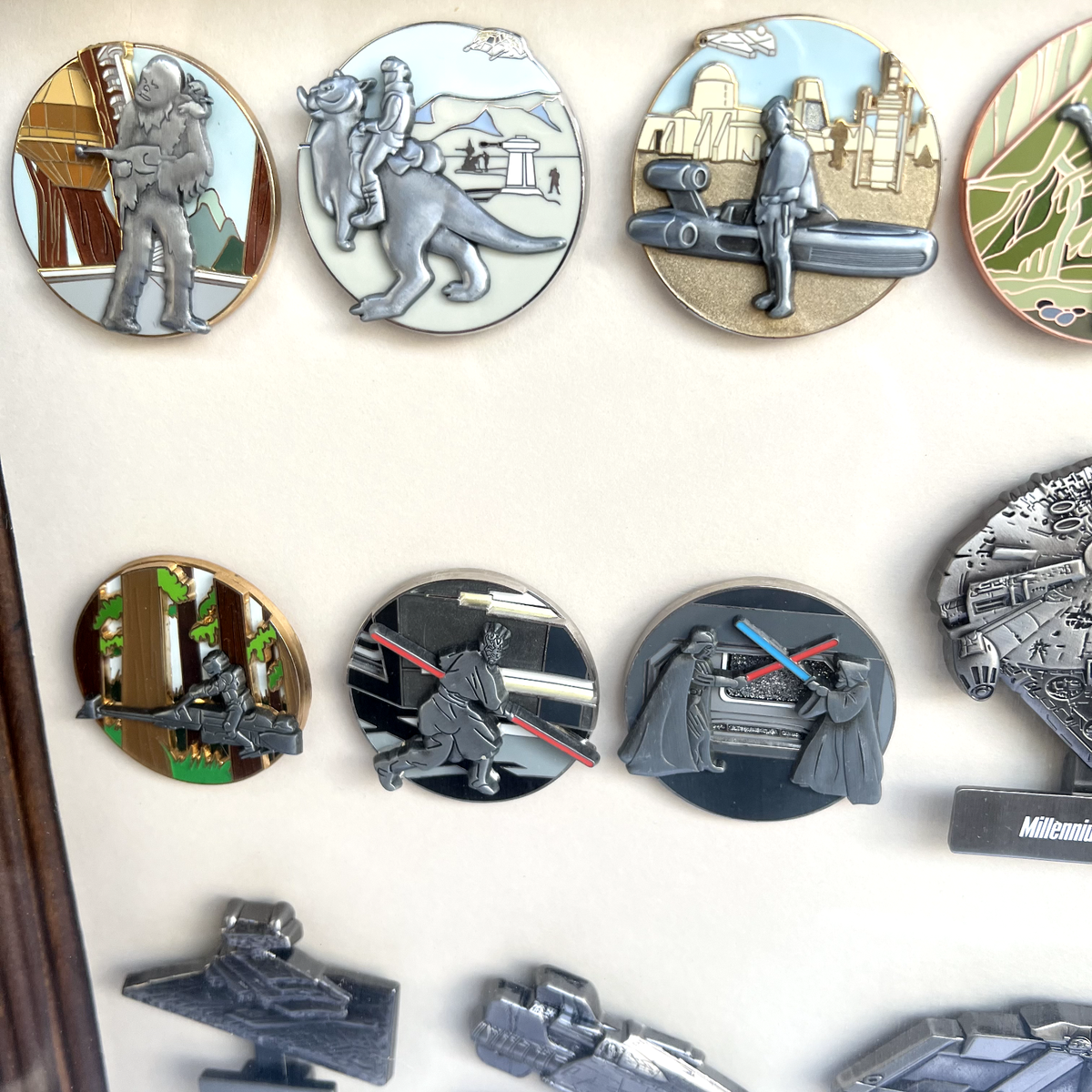 Disney Star Wars Pin Of The Month Sets, Planets, Vehicles, Helmets