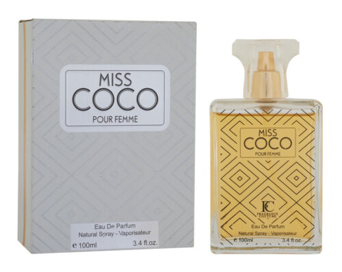 Miss Coco Fragrance for Women Eau De Parfum Natural Spray Sensual Scent,  3.4 Fl Oz