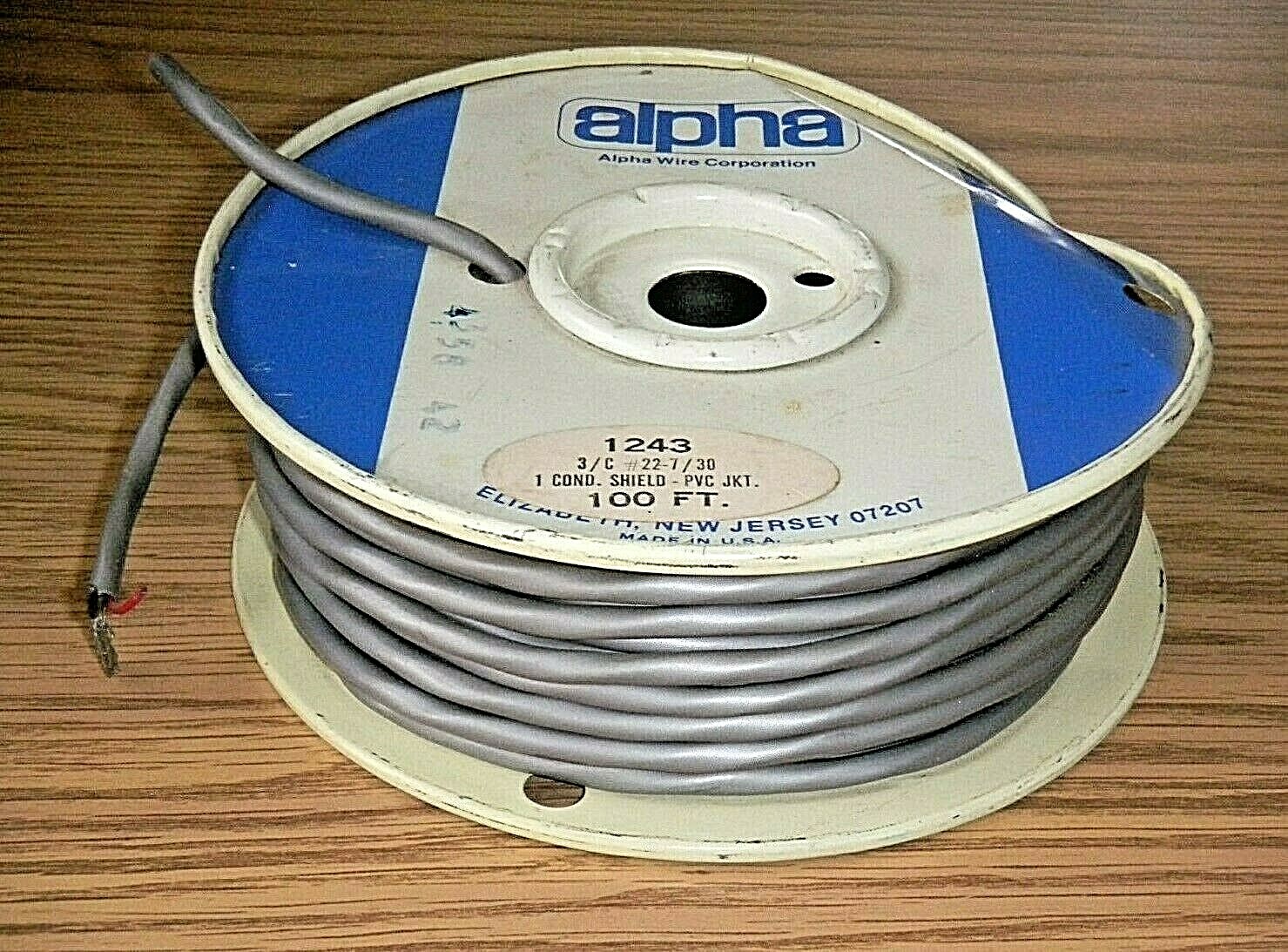 Alpha Wire M1224 22 AWG 4 Conductor Braid 600V PTFE Insulation High/Lo - Foto 6