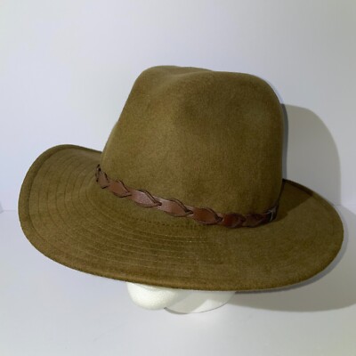 Tilley Endurables Montana Fedora Size 3/4 Brown Earflaps