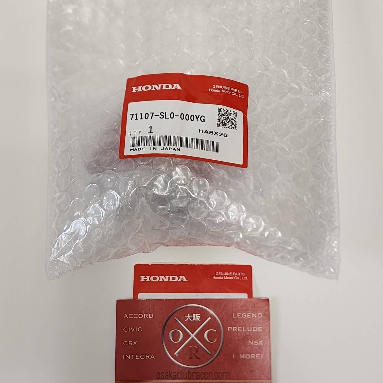 Genuine OEM 99-01 Acura NSX Front Bumper Tow Hook Cover Cap NEW Formula Red R510