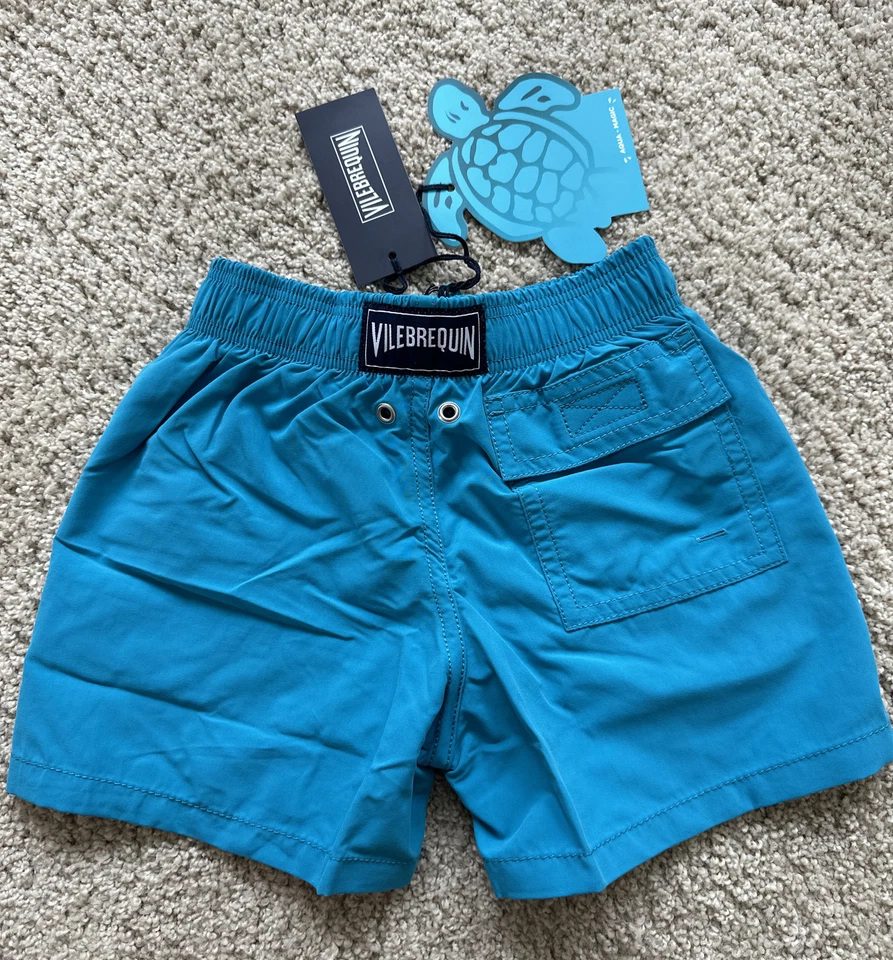 NWT AUTHENTIC VILEBREQUIN SWIM TRUNKS - WATER REACTIVE SEAHORSE - KIDS - 4 YEARS - Image 2 of 4