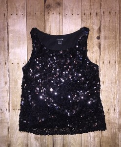 black sequin top forever 21