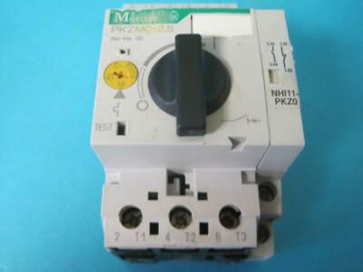 Moeller PKZMO-2.5 Ser 2 Motor Starter Circuit Breaker Protector W/ NHI11 PKZ0