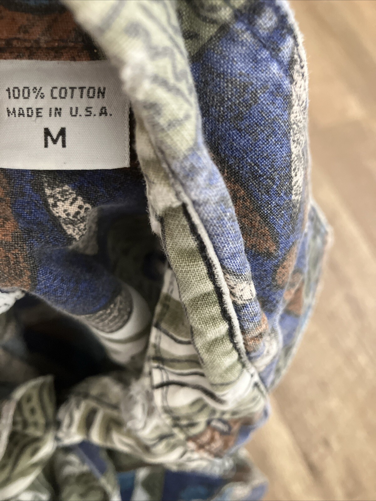 Vtg Van Heusen Custom Club International Island Hawaiian Streetwear Surf Shirt M thumbnail 6