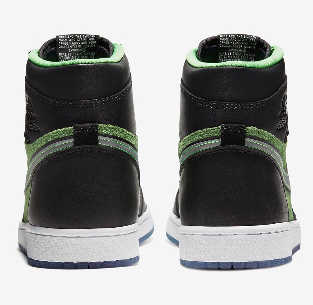 Nike Air Jordan 1 High Zoom Zen Rage Green Black White