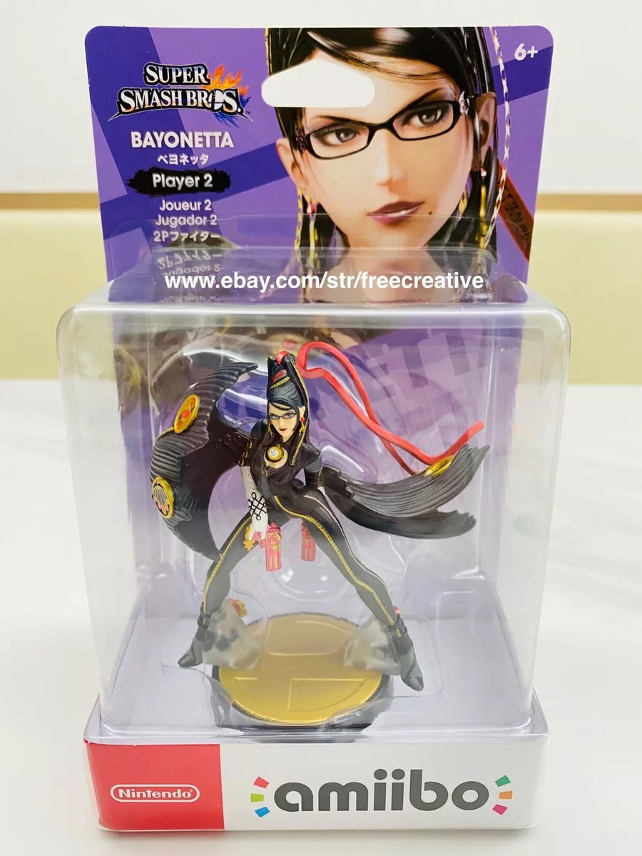 New Sealed Bayonetta Player 2 Amiibo Super Smash Bros. Switch, Wii U, & 3DS