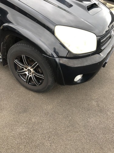 toyota rav4 driver right front wing black + arch 2000 - 2005 mk2 - Picture 3 of 3