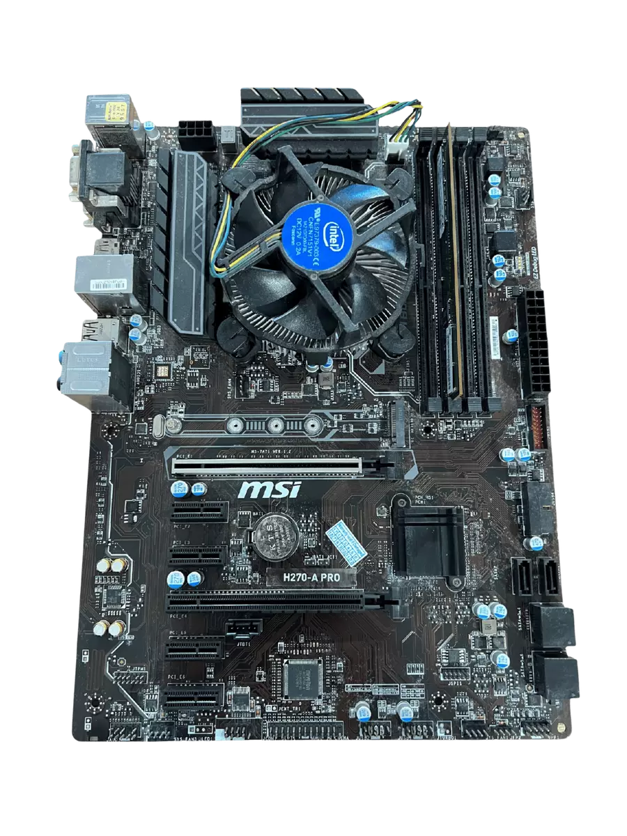 New motherboard hotsell and cpu