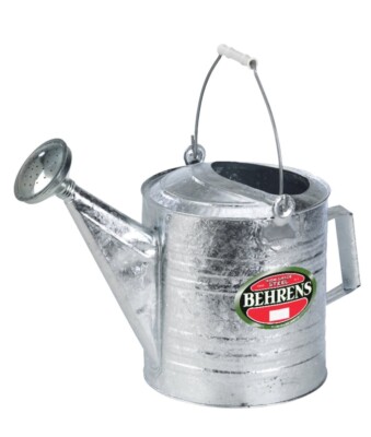 NEW BEHRENS 208RH QUALITY 2 GALLON GALVANZIED SPRINKLER WATERING CAN 6923205