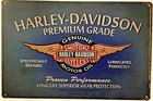 TIN SIGN 8x12 Harley Davidson motor oil motorcycle Americans biker garage A67