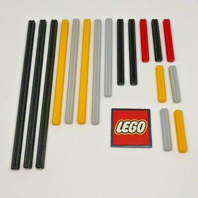 A3サイ✖︎4 A4×5 LEGO Technic Axles - Choose Length & Colour (Packs of 4) Design