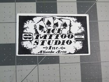 vtg Tattoo business card - Ace Tattoo Studio Atlanta GA