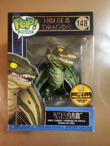 Funko Pop Digital, House Of The Dragon Vhagar #148 LE 3500 With Protector