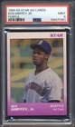 1988 - 1992 Star Ad Cards Baseball KEN GRIFFEY JR PURPLE PSA 9 MARINERS MINT HOF