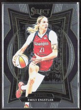 2025 Panini Select WNBA #85 Emily Engstler Washington Mystics Basketball Card