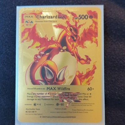 Max Charizard DX K 521/00 Pokemon V Rule Foil Full Art 500 HP Eng 2020