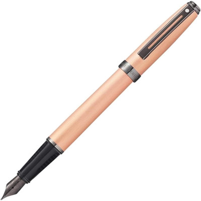 Sheaffer Prelude nachfüllbarer Füllfederhalter gebürstetes Kupfer Rotguss Ton mittlere Feder