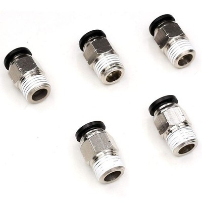 5/16 Air Fittings Push to Connect Fittings,CEKER 5/16'' OD X 1/4'' NPT, Black
