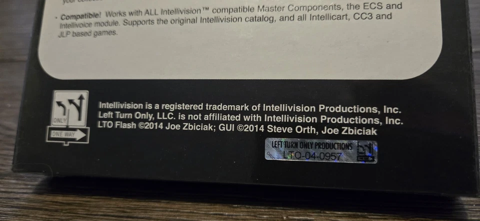 LTO Flash! Cartridge for Intellivision – Sealed NTSC Flash Cart by LeftTurnOnly - Image 3 of 4