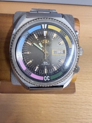 Japan Orient KING DIVER Watch Automatic watch KD 21 JEWELS Original Purple Dial