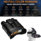 NV8163 4K 96MP Night Vision Binocular Goggles Infrared 350M Distance Measuring