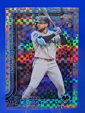 2025 Topps Chrome Update Series - Victor Mesa Jr. #USC4 X-Fractor (RC) Marlins