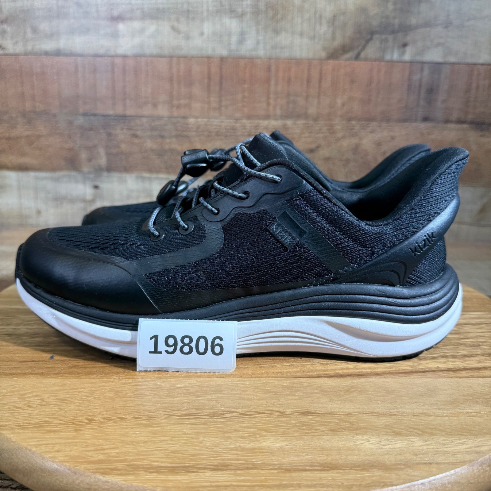 Kizik Shoes Women 9.5 2E Wide Width Black Sneaker London Han