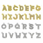 16mm Rhinestone Letter Pendants