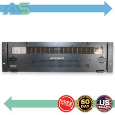 Evertz 500FR Multiframe Chassis with x16 Evertz 500DA2Q-HD Cards Modules