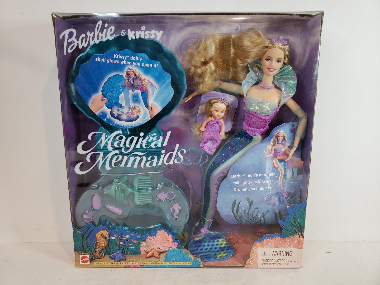 MAGICAL MERMAIDS BARBIE & KRISSY DOLL SET 2000 MATTEL 26837 