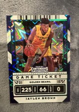 2020-21 Panini Contenders Draft Picks - Jaylen Brown #10 Game Ticket Green Y7