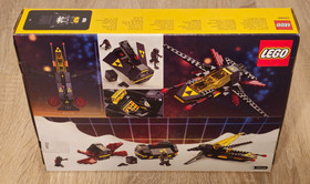 2x LEGO "Invader Blacktron" 6894 used, 100% complete +BA & 40580 NEW/ORIGINAL PACKAGING