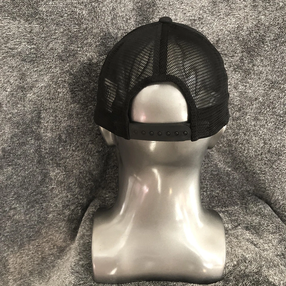 Gorra Reebok Gorra Snap Back Para Hombre Talla Única Negra Camionero Malla Bordada Delta Foto 3 de 4