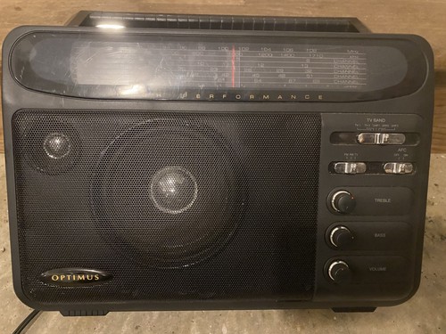 Optimus Radio 12-603 AM/FM Extended Range Receiver Portable High ...