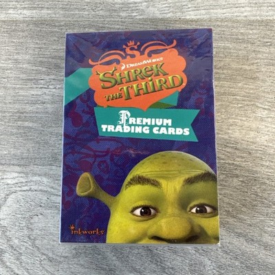 Inkworks Shrek der Dritte komplettes 72 Karten Base Set brandneu und versiegelt