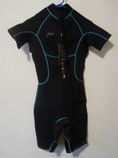 Hevto Wetsuit Shorty Shortsleeve Black Women S - NWT