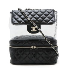 Chanel Matelasse Coco Mark Chain Shoulder Bag Women Black One Size