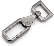 2Pcs Push Gate Snap Hooks Metal Swivel Lobster Clasp Purse Making Accessories VT