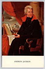 Glenside Pennsylvania PA Andrew Jackson Portrait Painted 1835 2nd Term Postcard