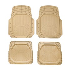 Universal Floor Mats Liner Waterproof For Jeep 3d Beige All Weather 4pcs