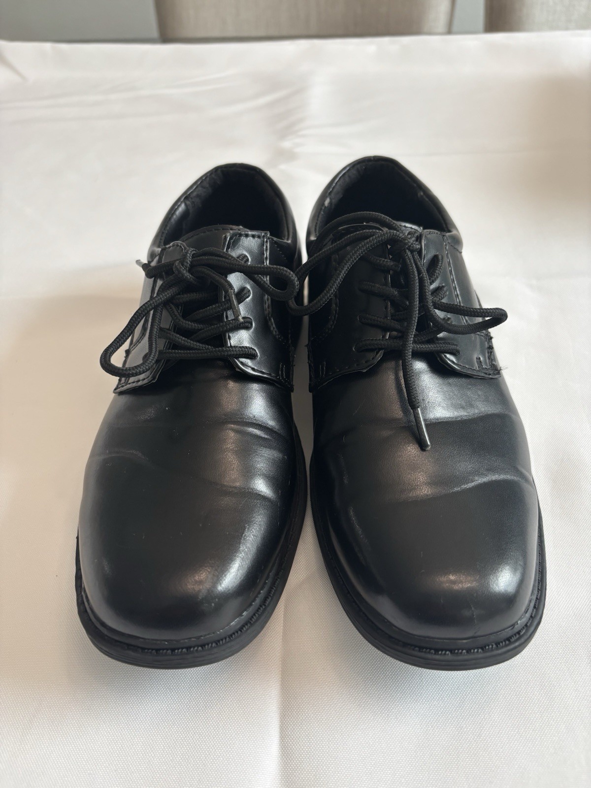 Boys Stacy Adams Black Oxfords Lace Up Size 5 M Big Kids Dress Shoes image 2