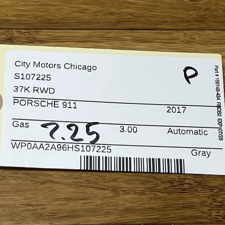 2016-2019 Porsche 911 Rear Left Side Seat Belt Retractor Black 99180303508 OEM - Image 2 of 4