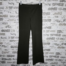 Quince Pants Womens Size Small Olive Green Ultra Stretch Ponte Bootcut Pull-On