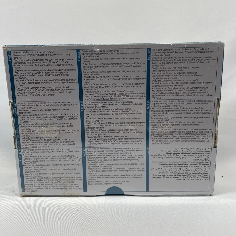 IRIScan Mouse All-In-One Scanner for Windows & Mouse 457885 NIB New & Sealed - Image 2 of 4