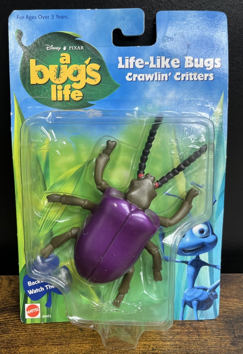 A Bugs Life Disney Life-Like Bugs Crawlin' Critters Purple Figure