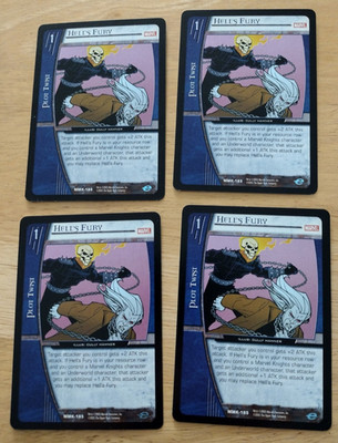 MARVEL VS TCG MMK-185 Hell's Fury Common X4