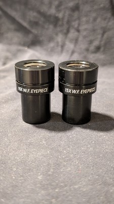 Leica 310564 15x W.F. Wide Field Microscope Eyepieces Set of 2